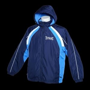tennessee titans fleece lined windbreaker
